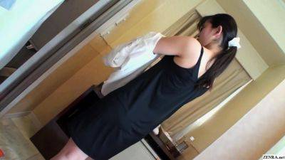 Real Japanese amateur removes all clothing and all makeup - drtuber - Japan