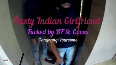 Karisma's Indian girlfriend gets a hardcore gangbang with big tits and ass action! - sexu.com - India