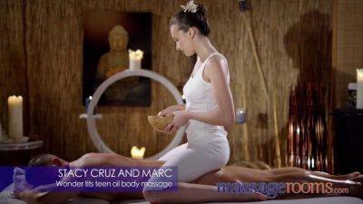 Stacy Cruz - Stacy Cruz's amazing body massage leads to a full body massage with kissing, body massage, and oil massage - sexu.com