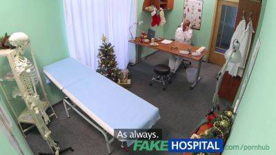 Alice Nice, a naughty patient, needs more than just a Christmas gift - Real Hospital Exam - sexu.com