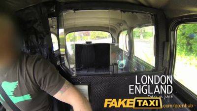 Ginger babe struggles to take a huge cock in her hairy pussy in fake taxi - sexu.com