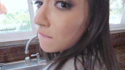 tight teen gets filled with bwc by stepdad - upornia