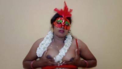 Indian Red Saree Sexy Big Boobs Aunty - upornia - India