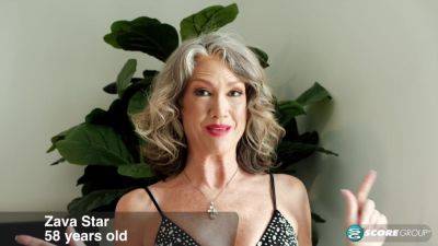 58-Year-Old Zava Star Does Her First Anal Scene - hotmovs.com