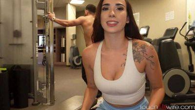 Hot Latin Lady Gaby Ortega Has a X-Rated Encounter at the Hotel Gym - xxxfiles.com