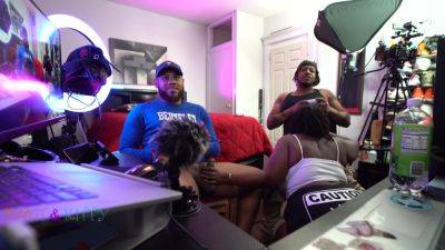 Ebony Slutted Out By The Homies - Kitty Love - upornia